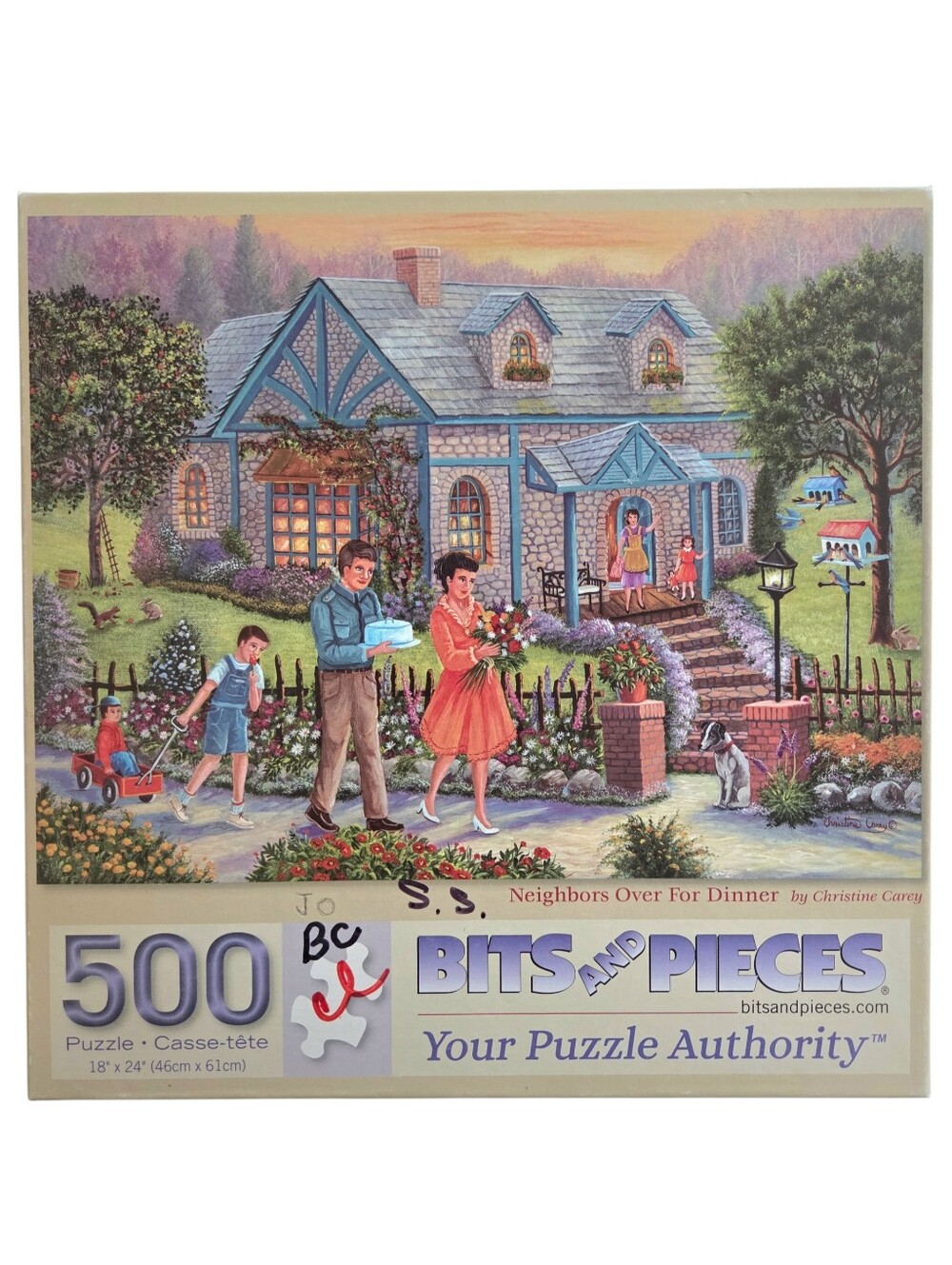 Bits And Pieces - Neighbors Over For Dinner - 500 Piece Jigsaw Puzzle